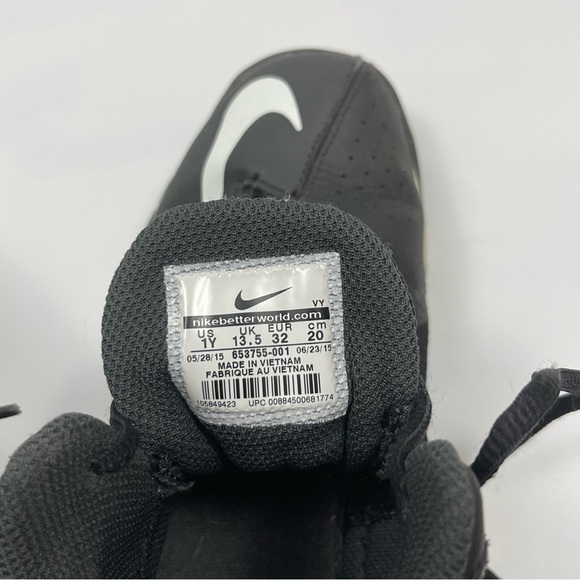 Nike AirMax Stutter Step 2 Black White Basketball Boy’s Size 1 Youth - Picture 9 of 9